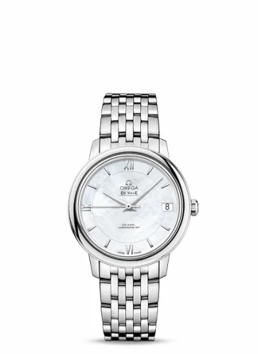 Omega De Ville Prestige Co-Axial 32.7 Stainless Steel / MOP / Bracelet 424.10.33.20.05.001 (42410332005001)